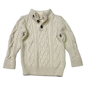 GAP Kids Cream Cable Knit Sweater